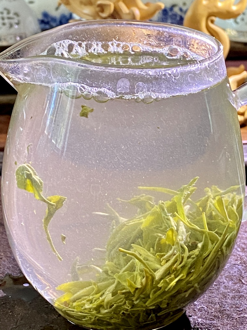 biluochun tea glass